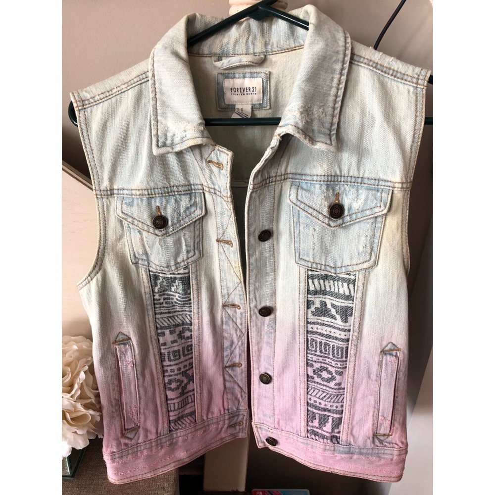 Forever 21 denim vest